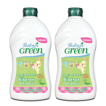 Organik Aloeveralı Bebek Biberon Temizleyici- ECO (500 ml x 2 Adet)