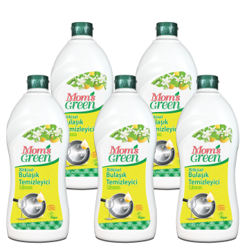 5'li Set Bitkisel Elde Bulaşık Temizleyici LİMON - ECO (750 ml x 5 Adet)