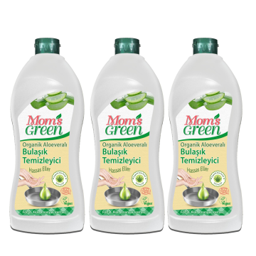 3'lü Set Bitkisel Bulaşık Temizleyici Organik Aloeveralı - ECO (750 ml x 3 Adet)