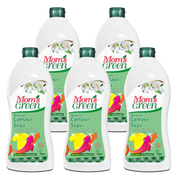 5'li Set Beyaz Çiçekler Bitkisel Çamaşır Suyu (750 ml x 5 Adet )