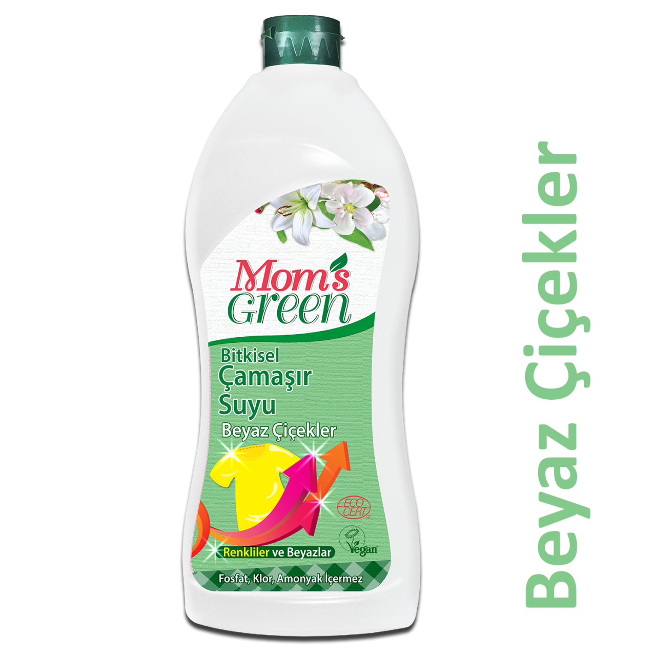 Beyaz Çiçekler Bitkisel Çamaşır Suyu 750 ml