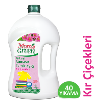 Mom's Green Bitkisel Çamaşır Temizleyici  - KIR ÇİÇEKLERİ ECO 40 YIKAMA