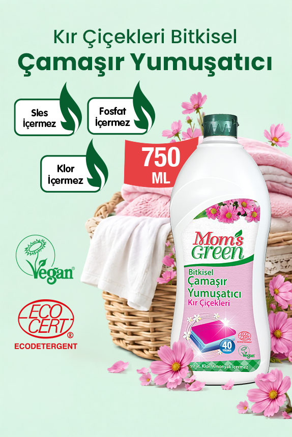 Kır Çiçekleri Bitkisel Çamaşır Yumuşatıcı 750 ml