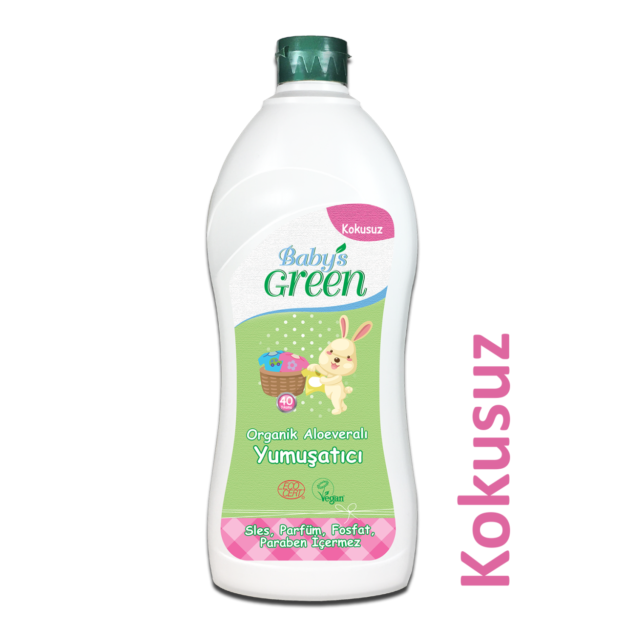 Organik Aloe Veralı Çamaşır Yumuşatıcı - ECO 40 YIKAMA -750 ml