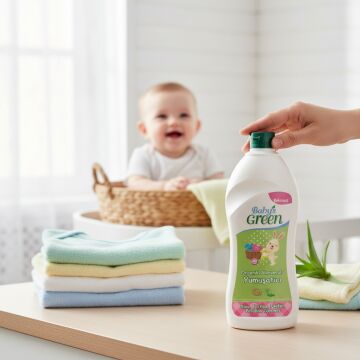 Baby's Green Organik Aloe Veralı Bebek Çamaşır Yumuşatıcı 40 Yıkama-750 ml
