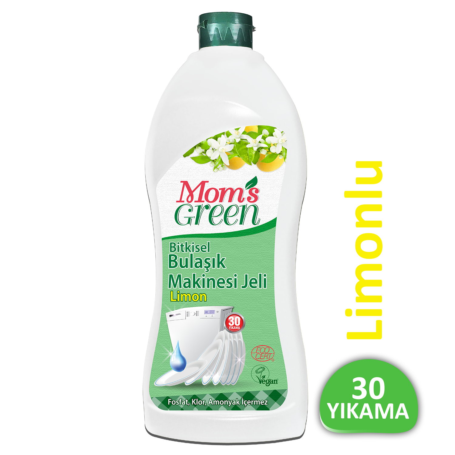 Limonlu Bitkisel Bulaşık Makinesi Jeli 750 ml
