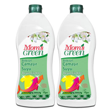 2'li Set Beyaz Çiçekler Bitkisel Çamaşır Suyu (750 ml x 2 Adet)