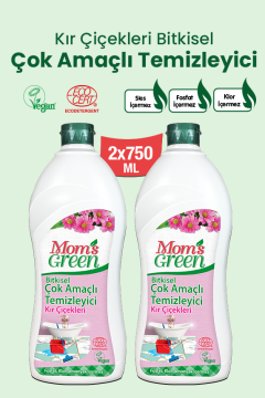 2'li Set Bitkisel Çok Amaçlı Temizleyici Kır Çiçekleri (750 ml x 2 Adet)