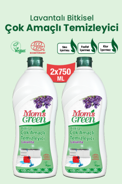 2'li Set Bitkisel Çok Amaçlı Temizleyici Lavanta (750ml x 2 Adet)