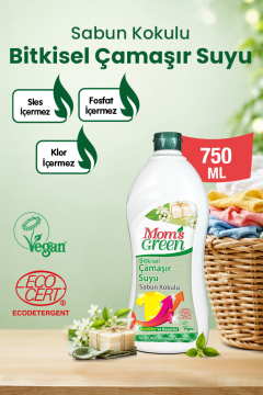 2'li Set Organik Aloeveralı Bebek Çamaşır Temizleyici 1,5 Litre ve Sabun Kokulu Çamaşır Suyu 750ml