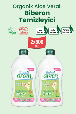 2 ' Lİ Set  Bebek Biberon Temizleyici- ECO (500 ml x 2 Adet)