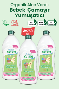 3 'lü Set Bebek Çamaşır YUMUŞATICI 750 ml