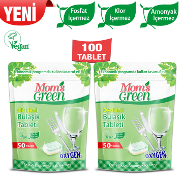 2'li Set Oksijenli Bulaşık Makinesi Tableti -100 Adet