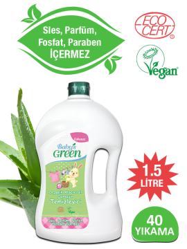 Organik Aloeveralı Bebek Çamaşır Temizleyici Kokusuz 1,5 Litre