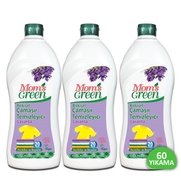 3'lü Set Bitkisel Çamaşır Temizleyici  LAVANTA ECO- 60 Yıkama