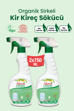 2'li Set Organik Sirkeli Kir Kireç Sökücü Sprey (750 ml x 2 Adet)