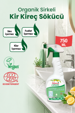 2'li Set Organik Sirkeli Kir Kireç Sökücü Sprey (750 ml x 2 Adet)