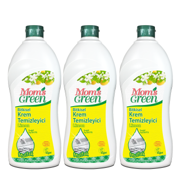 3'lü Set Limonlu Bitkisel Krem Temizleyici Mutfak (750 ml x 3 Adet)