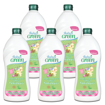 5'li Set Bebek Çamaşır TEMİZLEYİCİ 750 ML ( 100 Yıkama )