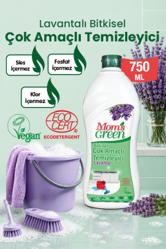 5'li Set Lavantalı Bitkisel Çok Amaçlı Temizleyici (750 ml x 5 Adet)