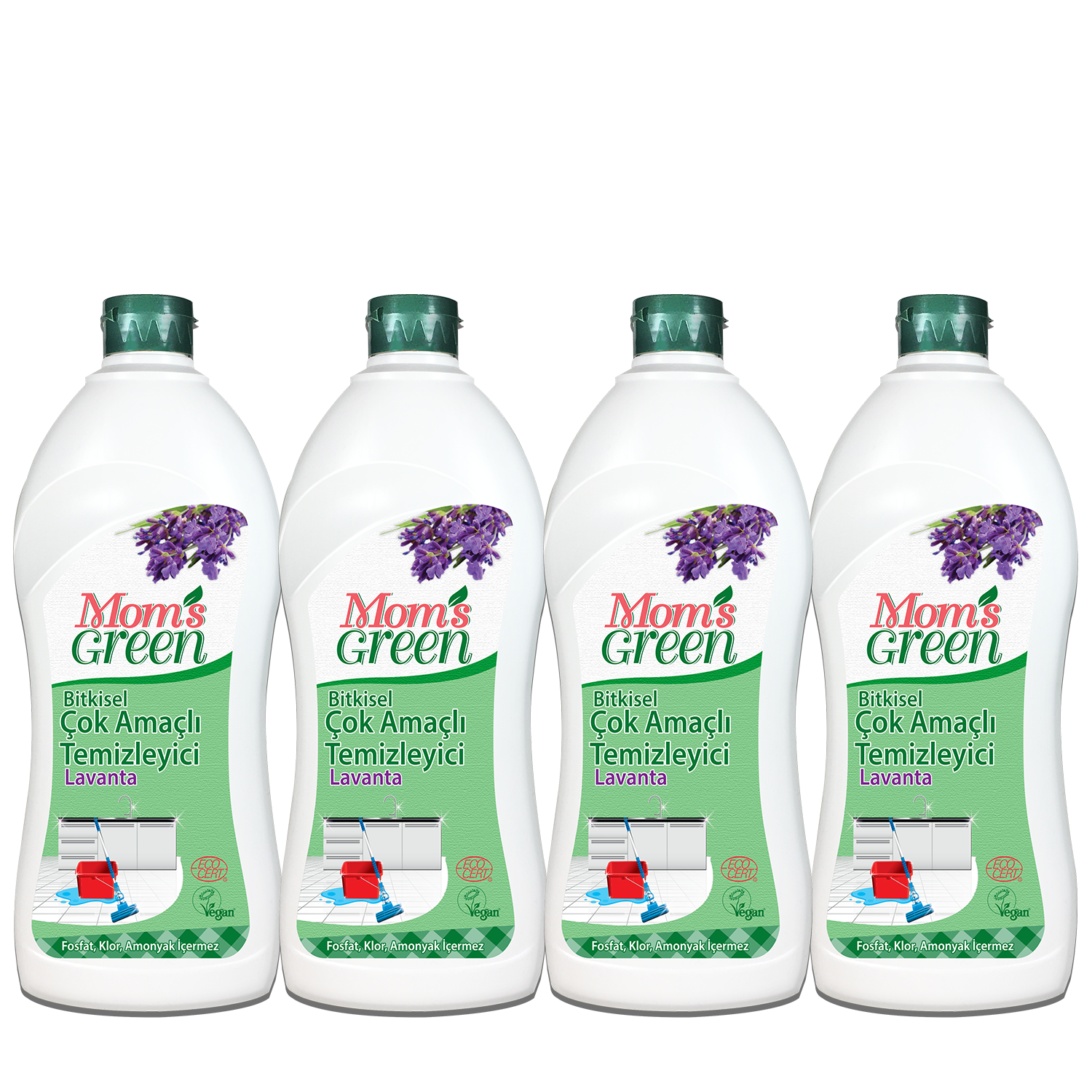 4'lü Set Bitkisel Çok Amaçlı Temizleyici - LAVANTA ECO
