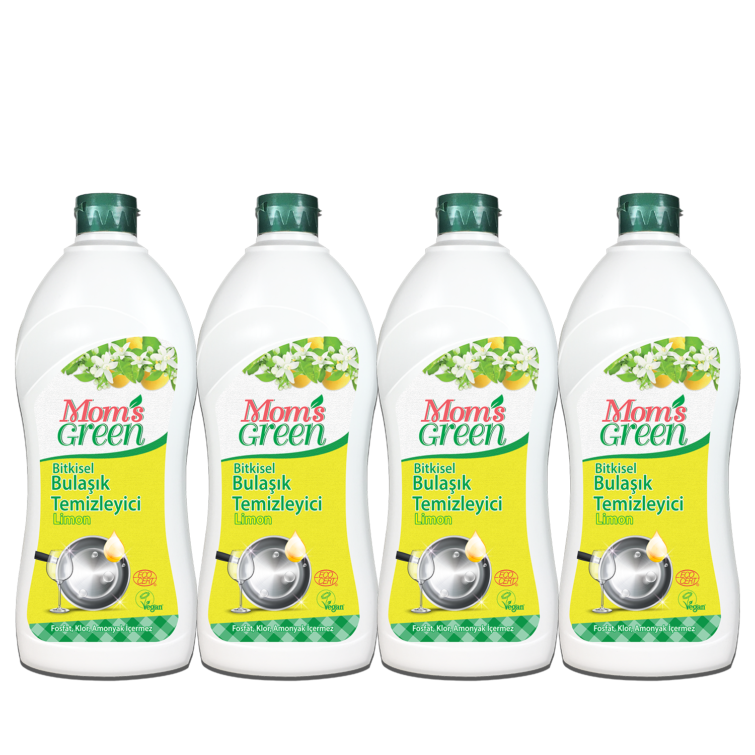4'lü Set Bitkisel Bulaşık Temizleyici LİMON - ECO