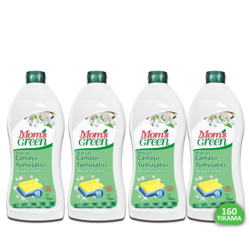 4'lü Set Bitkisel Çamaşır Yumuşatıcı - BEYAZ ÇİÇEKLER ECO