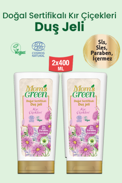 Kır Çiçekleri Doğal Sertifikalı Duş Jeli (400 ml x 2 Adet)