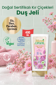 Doğal Sertifikalı Kır Çiçekleri Sıvı Sabun 1,5 Litre ve Duş Jeli 400 ml