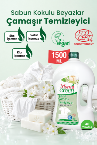 3'lü Set Lavanta+Bebek+Sabun Kokulu Bitkisel Çamaşır Temizleyici