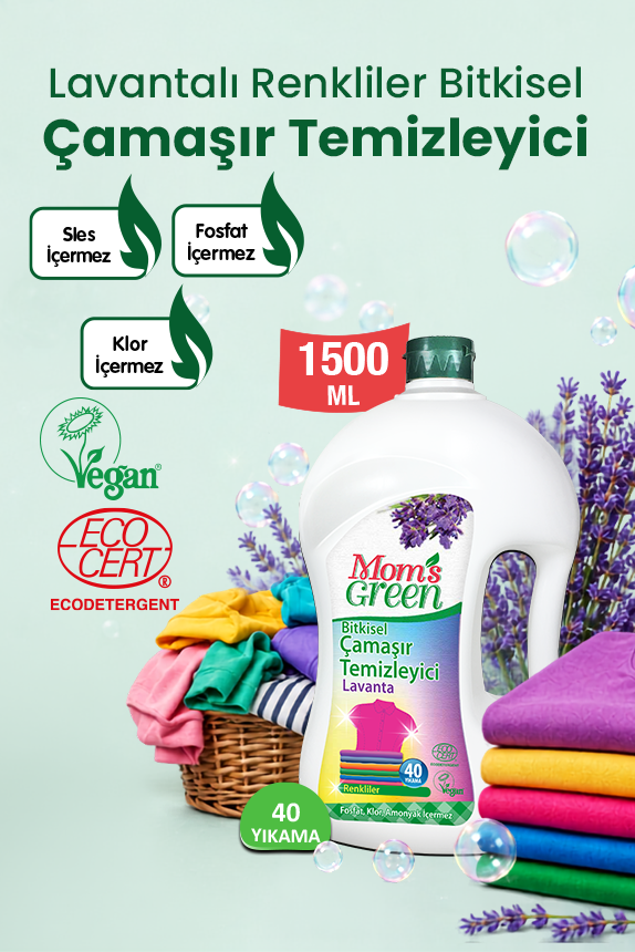 2'li Set Renkliler ve Bebek Çamaşır Temizleyici (1500 ml x 2 Adet)